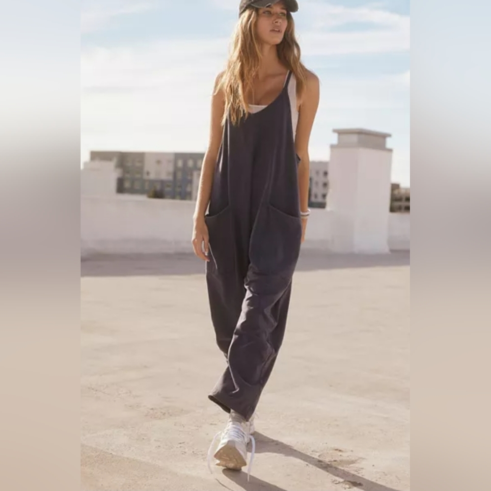 Casual Charcoal Jumpsuit for Women Free People